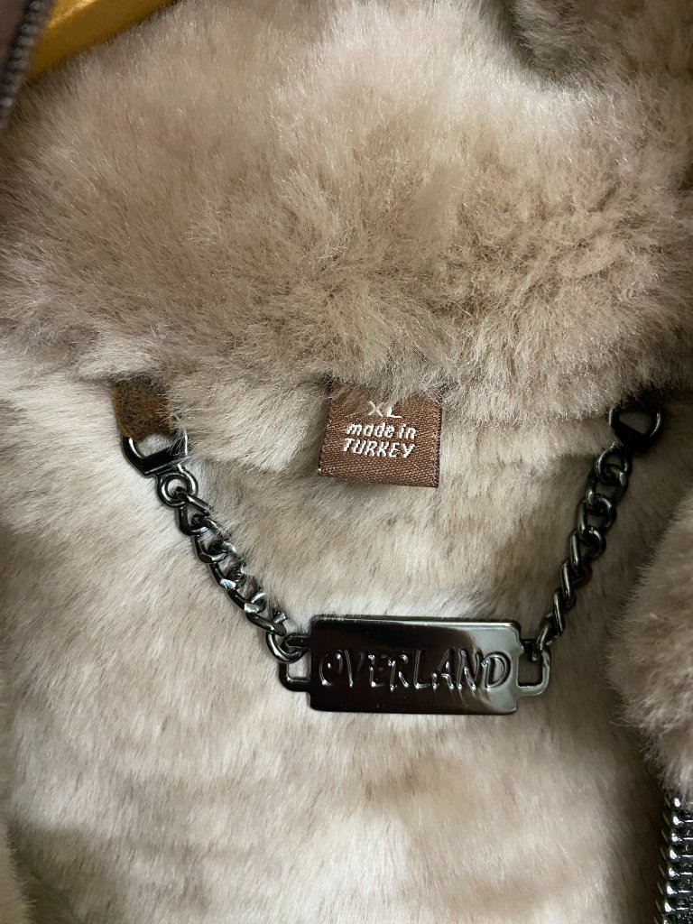 Overland Classic Burnt Cognac Edition Sheepskin B-3 Bomber Jacket — image 6 of 6